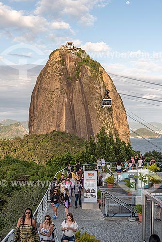  View of Sugarloaf from Urca Mountain cable car station  - Rio de Janeiro city - Rio de Janeiro state (RJ) - Brazil