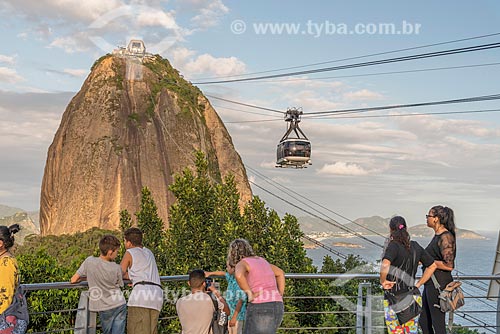  View of Sugarloaf from Urca Mountain cable car station  - Rio de Janeiro city - Rio de Janeiro state (RJ) - Brazil