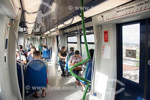  Passengers inside of subway  - Fortaleza city - Ceara state (CE) - Brazil