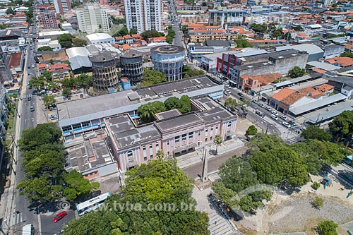  Picture taken with drone of the Law school - Federal University of Ceara with the old water tanks (1926) of Company for Water and Sewage of Ceara (CAGECE)  - Fortaleza city - Ceara state (CE) - Brazil