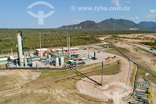  Picture taken with drone of the biogas plant of Metropolitan Landfill West of Caucaia (ASMOC)  - Caucaia city - Ceara state (CE) - Brazil