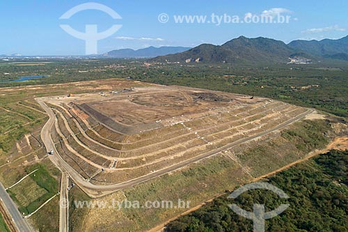  Picture taken with drone of the Metropolitan Landfill West of Caucaia (ASMOC)  - Caucaia city - Ceara state (CE) - Brazil