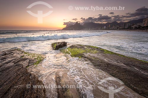  View of the sunset from Arpoador Stone  - Rio de Janeiro city - Rio de Janeiro state (RJ) - Brazil