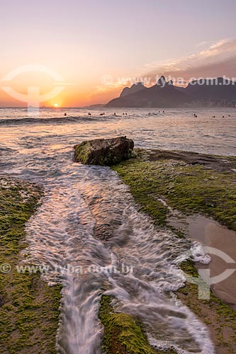  View of the sunset from Arpoador Stone  - Rio de Janeiro city - Rio de Janeiro state (RJ) - Brazil