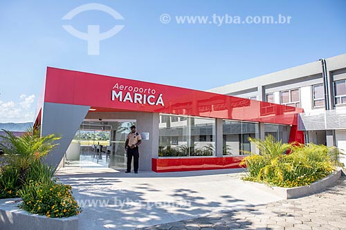  Facade of the Laelio Baptista Airport - also known as Marica Airport  - Marica city - Rio de Janeiro state (RJ) - Brazil