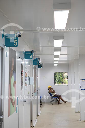  Patients - room for sorting and waiting of the Emergency Unit of Inoa (UPA)  - Marica city - Rio de Janeiro state (RJ) - Brazil