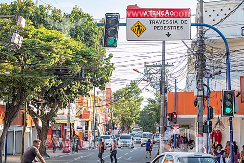  View of the Ribeiro de Almeida Street - also known as Banks Street  - Marica city - Rio de Janeiro state (RJ) - Brazil