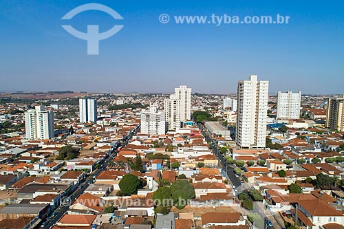  Picture taken with drone of the Jaboticabal city  - Jaboticabal city - Sao Paulo state (SP) - Brazil