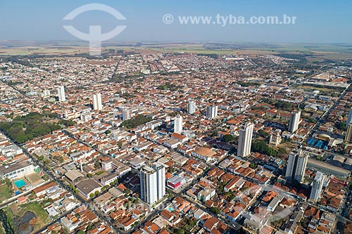  Picture taken with drone of the Jaboticabal city  - Jaboticabal city - Sao Paulo state (SP) - Brazil