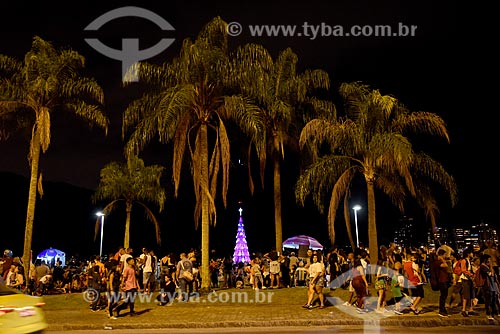  Public during inauguration of the Lagoa Rodrigo de Freitas christmas tree  - Rio de Janeiro city - Rio de Janeiro state (RJ) - Brazil