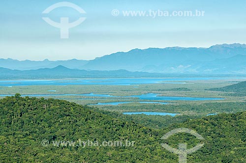  General view of the Saint-Hilaire/Lange National Park with the Guaratuba Bay in the background  - Guaratuba city - Parana state (PR) - Brazil