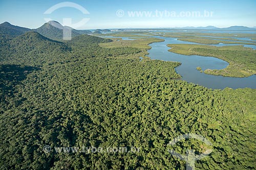  Aerial photo of the Environmental Protection Area of Guaratuba  - Guaratuba city - Parana state (PR) - Brazil