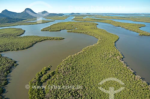  Aerial photo of the Environmental Protection Area of Guaratuba  - Guaratuba city - Parana state (PR) - Brazil