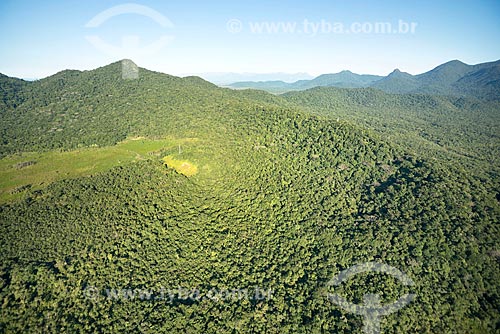 Aerial photo of the Saint-Hilaire/Lange National Park  - Guaratuba city - Parana state (PR) - Brazil