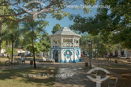 Bandstand - Tasso de Camargo Square - also known as Bandstand Square  - Goias city - Goias state (GO) - Brazil