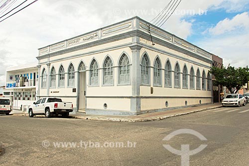  Facade of historic house - now houses the Company for the Development of the Sao Francisco Valley (CODEVASF)  - Propria city - Sergipe state (SE) - Brazil