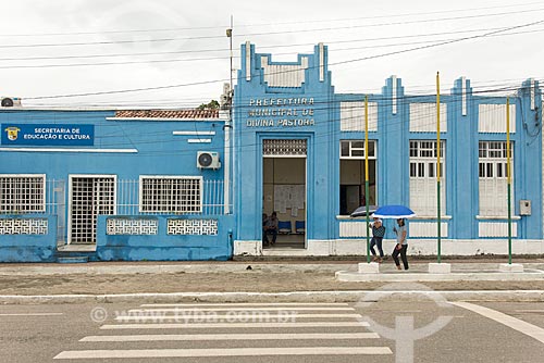  Facade of Divina Pastora City Hall  - Divina Pastora city - Sergipe state (SE) - Brazil