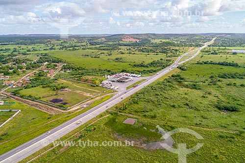  Picture taken with drone of snippet of the Governador Mario Covas Highway (BR-101) near to Aracaju city  - Aracaju city - Sergipe state (SE) - Brazil