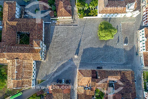  Picture taken with drone of the Saint Francis Square  - Sao Cristovao city - Sergipe state (SE) - Brazil