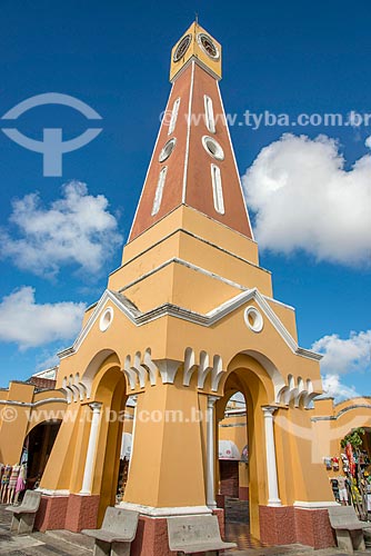  Clock tower - Thales Ferraz Handicraft Market  - Aracaju city - Sergipe state (SE) - Brazil