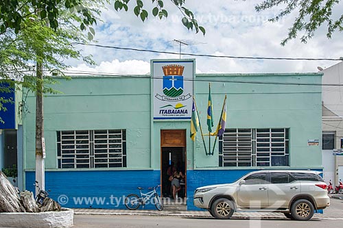  Facade of the Itabaiana City Hall  - Itabaiana city - Paraiba state (PB) - Brazil