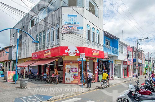  Facade of snack bar - Itabaiana city center neighborhood  - Itabaiana city - Paraiba state (PB) - Brazil