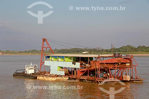  Mining boat - Madeira River  - Porto Velho city - Rondonia state (RO) - Brazil