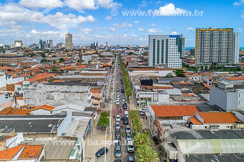  Picture taken with drone of the Monsenhor Tabosa Avenue  - Fortaleza city - Ceara state (CE) - Brazil