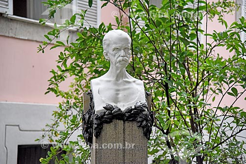  Bust of Rui Barbosa - garden - Casa de Rui Barbosa Foundation  - Rio de Janeiro city - Rio de Janeiro state (RJ) - Brazil