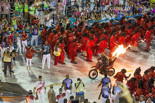  Parade of Gremio Recreativo Escola de Samba Unidos do Viradouro Samba School - Ghost Rider - Highlight - Plot in 2019 - Viraviradouro! (Turns Viradouro!)  - Rio de Janeiro city - Rio de Janeiro state (RJ) - Brazil
