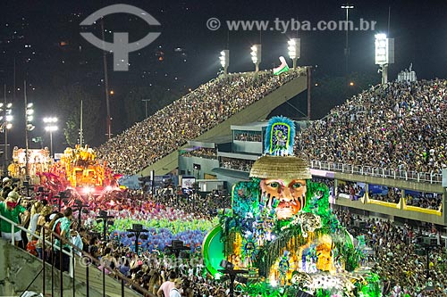  Parade of Gremio Recreativo Escola de Samba Estacao Primeira de Mangueira Samba School- Floats - Plot in 2019 - History for lullabies big people  - Rio de Janeiro city - Rio de Janeiro state (RJ) - Brazil
