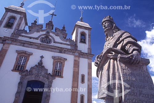  Twelve prophets of Aleijadinho - Prophet Hosea (XVIII century) - Good Jesus of Matosinhos Sanctuary - 2000s  - Congonhas city - Minas Gerais state (MG) - Brazil