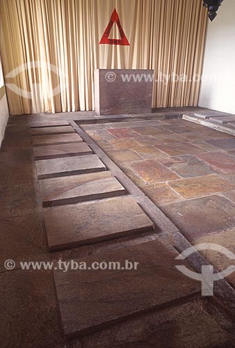  Grave of Conspirators inside of Museum of the Inconfidencia (1780) - 2000s  - Ouro Preto city - Minas Gerais state (MG) - Brazil