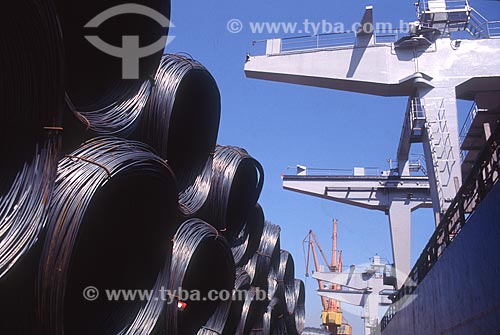  Cargo ship - Rio de Janeiro Port - 90s  - Rio de Janeiro city - Rio de Janeiro state (RJ) - Brazil