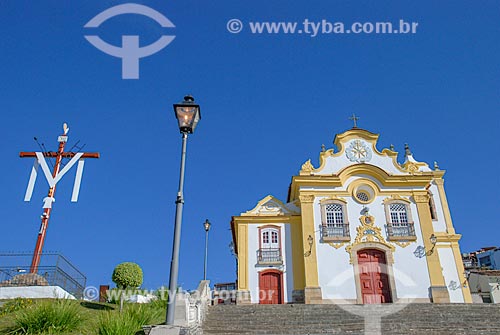 Facade of the Nossa Senhora das Merces Church (1877)  - Sao Joao del Rei city - Minas Gerais state (MG) - Brazil