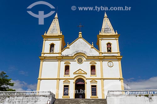  Facade of the Saint Lucy Mother Church (1744)  - Santa Luzia city - Minas Gerais state (MG) - Brazil