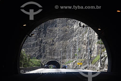  View of the Engineer Enaldo Cravo Peixoto Tunnel - Linha Amarela - with the Geologist Enzo Totis Tunnel in the background  - Rio de Janeiro city - Rio de Janeiro state (RJ) - Brazil