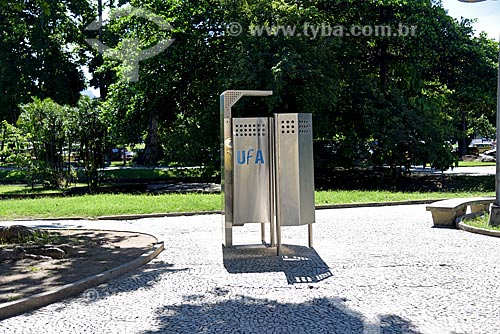  Public urinal known as Unidade de Fornecimento de Alivio (UFA) Relief Supply Unit - acronym in English for (Phew) - near to Santos Dumont Airport  - Rio de Janeiro city - Rio de Janeiro state (RJ) - Brazil