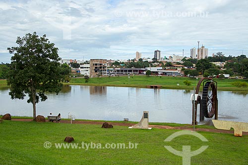  Water wheel - JK Ecological Park  - Jatai city - Goias state (GO) - Brazil