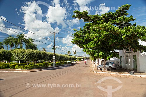  Square - Cuiaba Avenue on the banks of the Araguaia River  - Torixoreu city - Mato Grosso state (MT) - Brazil
