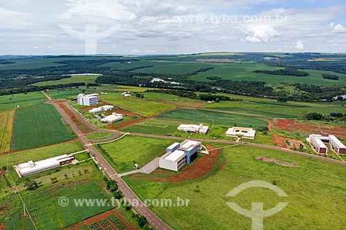  Picture taken with drone of the Federal University of Jatai  - Jatai city - Goias state (GO) - Brazil
