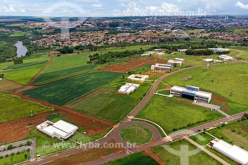  Picture taken with drone of the Federal University of Jatai  - Jatai city - Goias state (GO) - Brazil