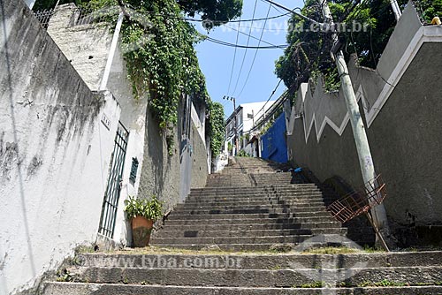  View of staircase from Russel Street  - Rio de Janeiro city - Rio de Janeiro state (RJ) - Brazil