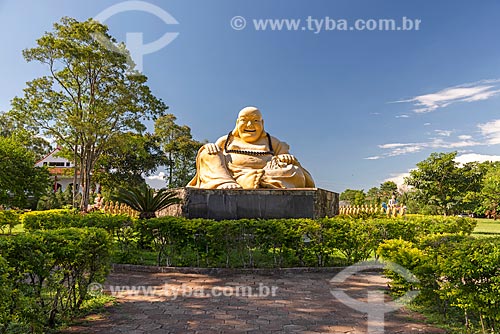  Sacred image of Maitreya Bodhisattva Buddhist (Mi La Pu-san Buddha) - Chen Tien Buddhist Center  - Foz do Iguacu city - Parana state (PR) - Brazil