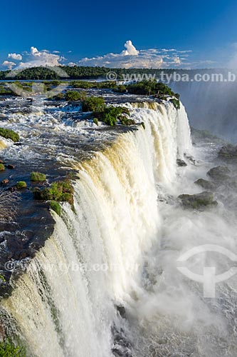  View of the Devils Throat waterfall - Iguassu National Park  - Foz do Iguacu city - Parana state (PR) - Brazil