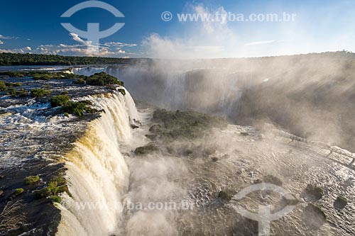  View of the Devils Throat waterfall - Iguassu National Park  - Foz do Iguacu city - Parana state (PR) - Brazil