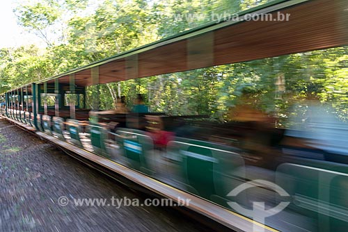  Sightseeing of Ecological Train of the Jungle - that makes the sightseeing inside of the Iguassu National Park  - Puerto Iguazu city - Misiones province - Argentina