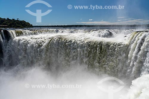  View of the Devils Throat waterfall - Iguassu National Park  - Puerto Iguazu city - Misiones province - Argentina