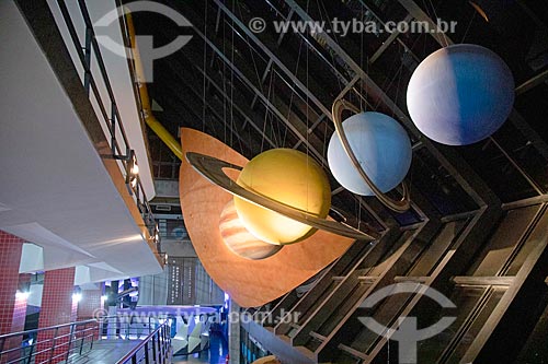  Replica of solar system on exhibit - Rio de Janeiro Planetarium Foundation  - Rio de Janeiro city - Rio de Janeiro state (RJ) - Brazil
