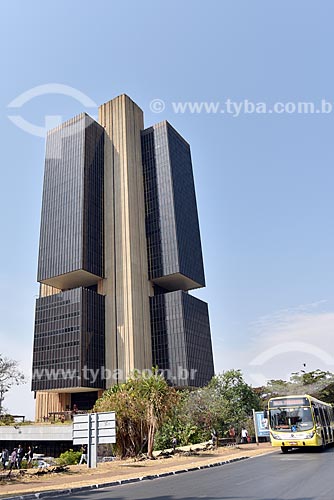  Facade of the Brazilian Central Bank headquarters building (1965)  - Brasilia city - Distrito Federal (Federal District) (DF) - Brazil